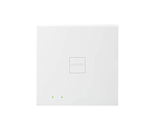 LANCOM LN-1700B (EU) Punto de Acceso empresarial con hasta 1733 Mbit/s, módulo inalámbrico Bluetooth para Beaconing, PoE (IEEE 802.3at), Dual Concurrent WLAN (2,4 y 5 GHz) 4x4 MU-MIMO, Color Blanco