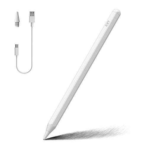 Lápiz Táctil Pen para Apple iPad(2018-2021),con Inclinación & Rechazo de Palma & Adsorción Magnética Stylus Pencil,Compatible iPad 6/7/8/9.ª generación/iPad Pro 11/12.9(3rd/4th)/Air 3-4/Mini 5/6.ª