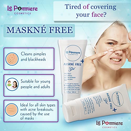 Le Pommiere Gel Maskné Free tratamiento Antiacné 100ml. Remueve espinillas de cara, cuello y espalda. Acné ocasional. Adolescente, juvenil y hormonal