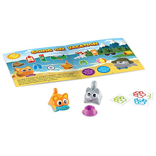 Learning Resources- Pareja de Mascotas aventureras de Coding Critters Pouncer y Pearl (LER3091)