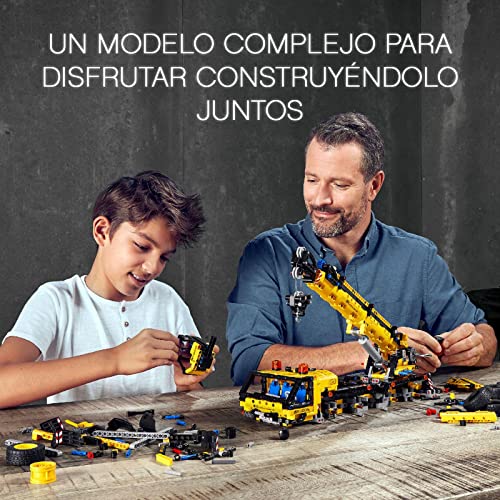 LEGO 42108 Technic Grúa Móvil, Camión de Juguete para Niños 10 Años, Vehículo de Construcción, Regalo Original