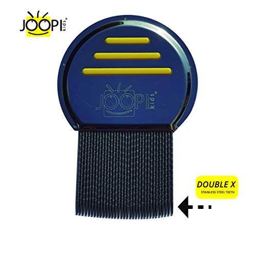 Lendrera Joopi Comb – Peine para piojos. Elimina piojos y liendres de forma profesional. Liendrera acanalada doble