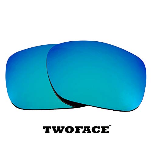 Lentes de repuesto compatibles con OAKLEY TWOFACE Polarizado Azul Mirror