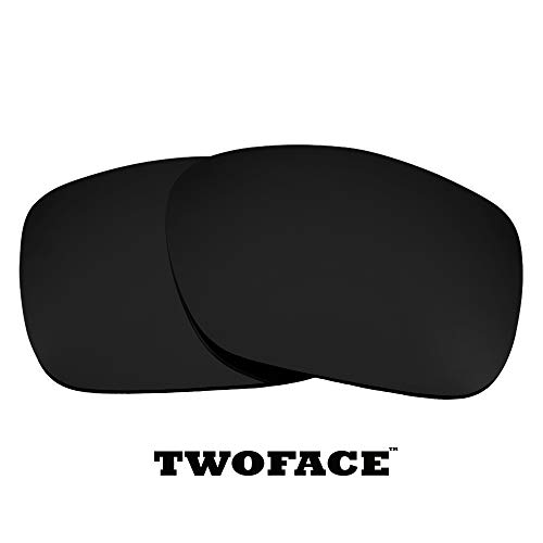 Lentes de repuesto compatibles con OAKLEY TWOFACE Polarizado Negro