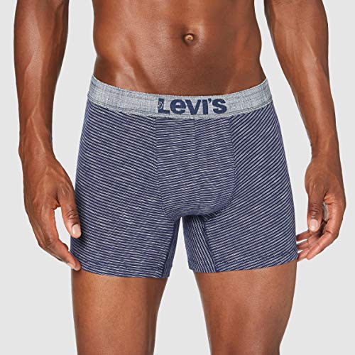 Levi's Denim Men's Boxer Briefs Multipack (3 Pack), Nasturcio, M para Hombre