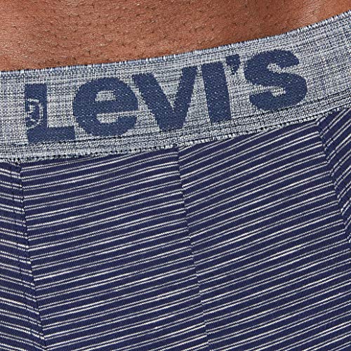 Levi's Denim Men's Boxer Briefs Multipack (3 Pack), Nasturcio, M para Hombre