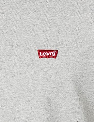 Levi's The Original tee Camiseta, Gris (Cotton + Patch Medium Grey Heather Emb 0015), Hombre