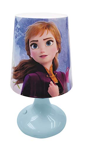 LEXIBOOK - Mini Lámpara de mesita sin Cable Frozen II - Azul - MLT10FZ