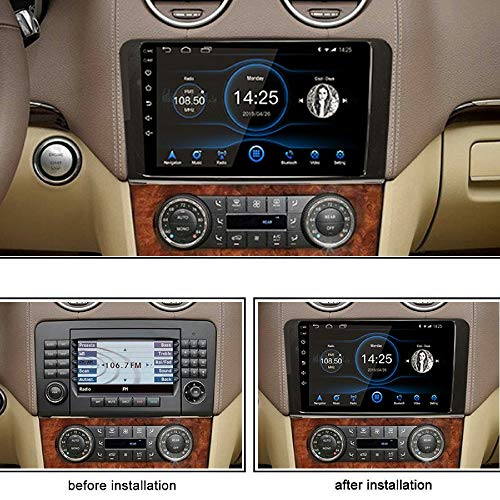 LEXXSON Android 10.1 Radio de Coche para Mercedes ML GL W164 2005-2012 | Radio Am FM RDS de 9 Pulgadas con navegación GPS WiFi Bluetooth Reproductor USB Control del Volante Enlace de Espejo 2G + 32G