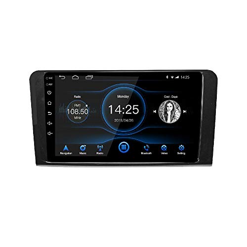 LEXXSON Android 10.1 Radio de Coche para Mercedes ML GL W164 2005-2012 | Radio Am FM RDS de 9 Pulgadas con navegación GPS WiFi Bluetooth Reproductor USB Control del Volante Enlace de Espejo 2G + 32G