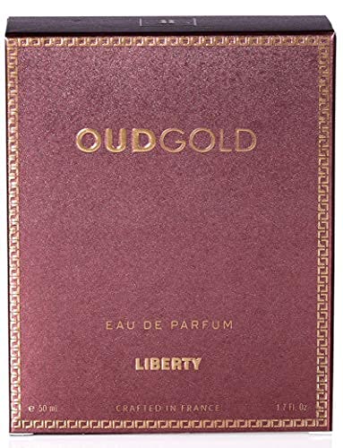 Liberty LUXURY Oud Perfume para hombres y mujeres las 24 horas, riqueza superior del aroma de la resina, Eau de Parfum (EDP) - (OudGold, 50 ml / 1,69 oz)