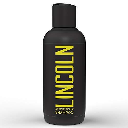 LINCOLN Champú y Acondicionador para Hombres con Carbón Activado - Champoo Hombre para Cuero Cabelludo Seco con Cafeína - Champu Antigrasa Hombre Tratamiento de la Caspa en el Cuero Cabelludo - 250 ml