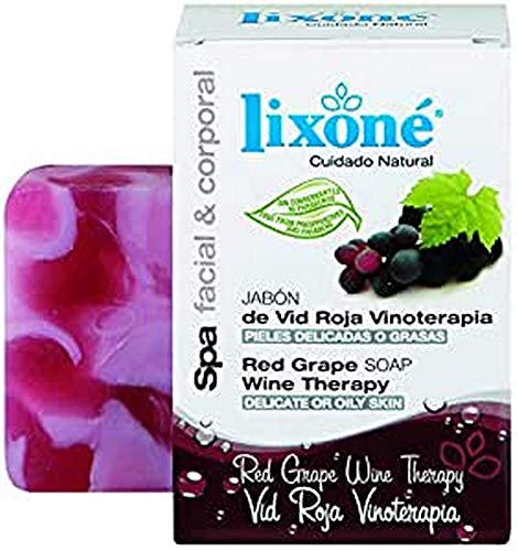 Lixone Jabón de Vid Roja Vinoterapia - 136 gr