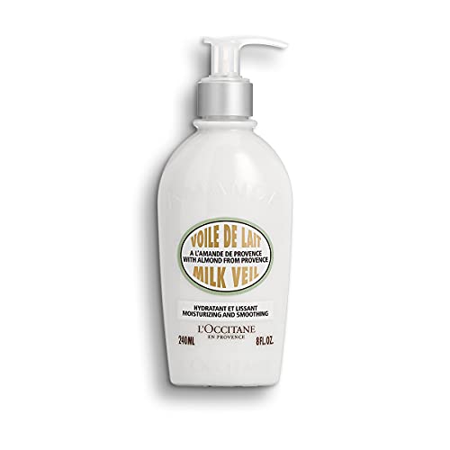 L'OCCITANE- Loción Corporal Suavizante e Hidratante Velo de Leche de Almendra - Piel Suave - 240 ml