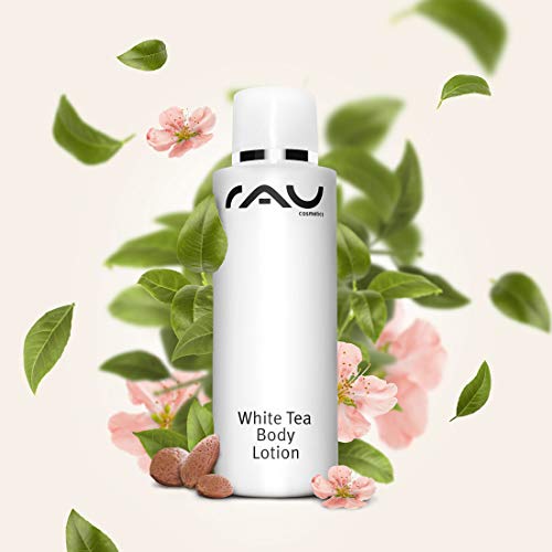 Locion corporal RAU White Tea 200ml - cuidado para todo el cuerpo - con aloe vera y te blanco