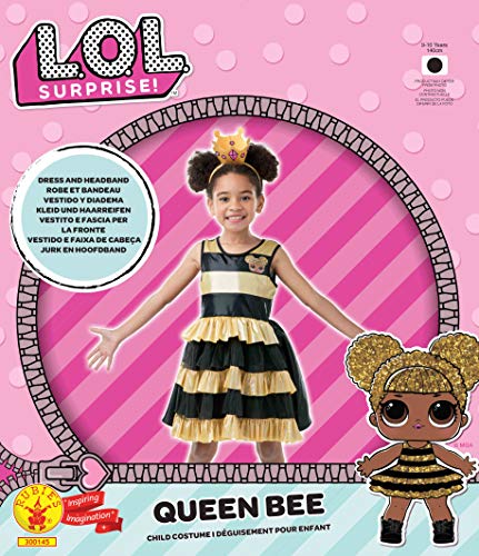 Lol Surprise - Disfraz Queen Bee para niñas, 7-8 años (Rubies 300144-L) , color/modelo surtido