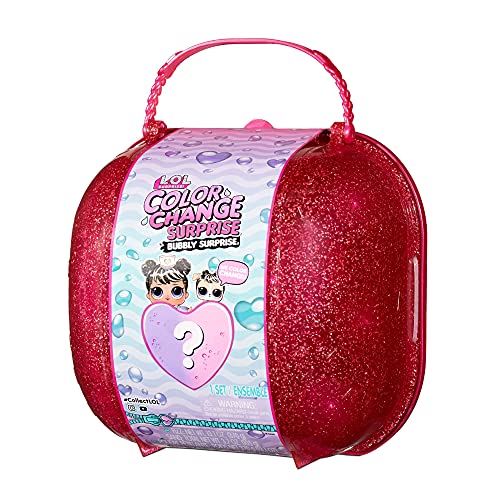 L.O.L. Surprise!-LOL Change Bubbly Surprise-Con Muñecas y Mascotas Exclusivas, Sorpresas, Efectos de Cambio de Color en Agua Helada y Accesorios. Rosa. Edad: Para niños a partir de 3 años, (117995EUC)