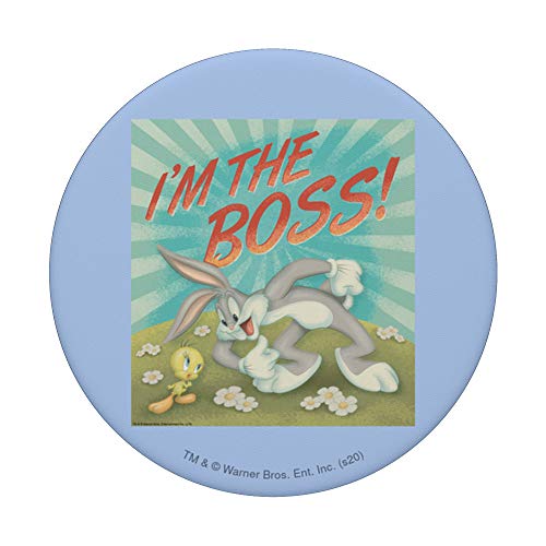 Looney Tunes Bugs Bunny I'm the Boss PopSockets PopGrip Intercambiable