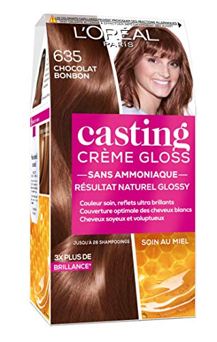 L'Oréal Paris Casting Crème Gloss Coloration Ton Sur Ton Sans Ammoniaque 6.35 Chocolat Bonbon