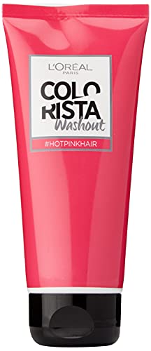 L'Oréal Paris Colorista Washout Coloration Temporaire Moyenne Durée Cheveux HotPink