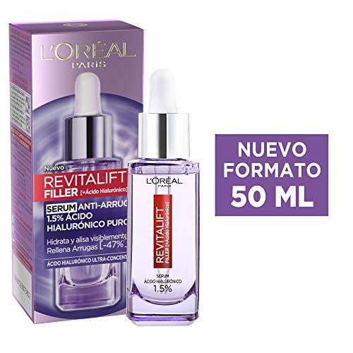 L'Oréal Paris Dermo Expertise Serúm Antiedad Revitalift Filler (+ácido Hialurónico Puro), 50 ml