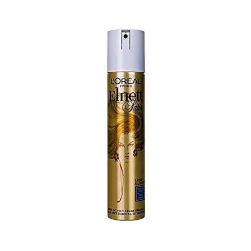 L’Oréal Paris Elnett Satin Sterke Fixatie 400ml laca para el cabello Mujeres - Lacas para el cabello (Mujeres, 400 ml, Fijación)