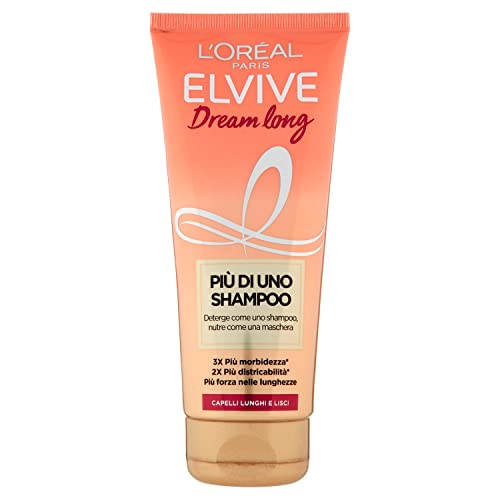 L'Oreal Paris Elvive Más que un champú, Dream Long, champú nutritivo para cabello largo y liso