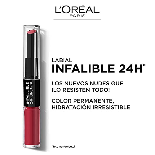 L'Oréal Paris Infaillible Pintalabios Permanente Infalible 24H Tono 804 Metro-Proof Rose