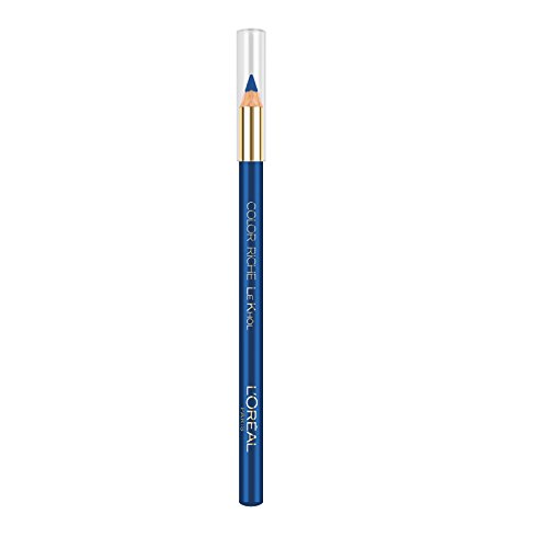 L’Oréal Paris Make-Up Designer Color Riche Le Khol 109 delineador de ojos Sólido Azul - Delineadores de ojos (Sólido, Azul, Caribbean Blue, Lápiz, Italia, 9 mm)