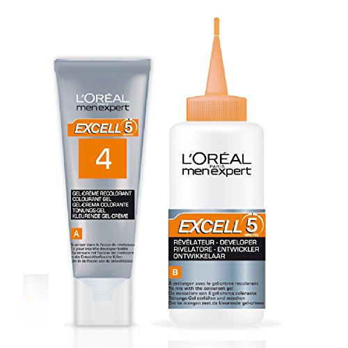 L'Oréal Paris Men Expert Excell 5 Gel Recolorant en 5 minutes Brun Profond Naturel 2