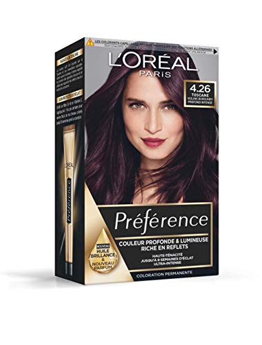 L'Oréal Paris Préférence Coloration Permanente 4.26 Toscane Pure Burgundy Violine Intense