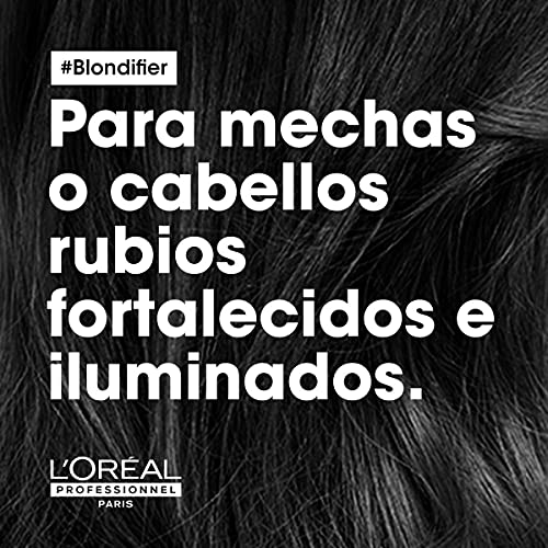 L’Oréal Professionnel | Acondicionador iluminador y restaurador para cabellos con mechas o rubios, Blondifier Cool, SERIE EXPERT