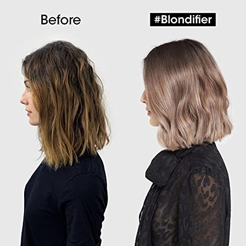 L’Oréal Professionnel | Acondicionador iluminador y restaurador para cabellos con mechas o rubios, Blondifier, SERIE EXPERT