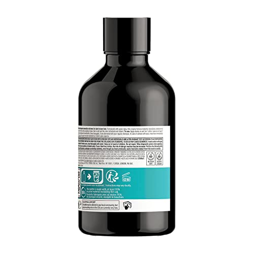 L’Oréal Professionnel | Champú neutralizante de tonos rojizos, Para cabello castaño oscuro o negro, Textura cremosa con pigmentos verdes, Chroma Crème, SERIE EXPERT, 300 ml