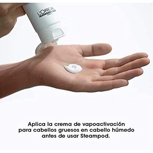 L'Oréal Professionnel | Leche de Alisado Steampod para Cabello Fino, 150 ml