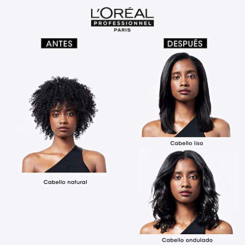 L'Oreal Professionnel - Steampod x Karl Lagerfeld, Plancha Profesional Potenciada por Vapor, Cabello Liso y Ondas Suaves, Look Profesional, Enchufe Europeo, Negro