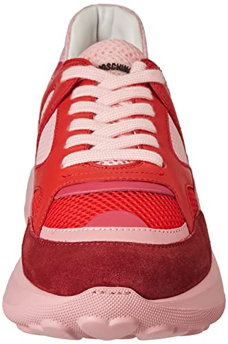 Love Moschino Nuova pre-Collezione Primavera Estate 2022, Zapatillas Deportivas Mujer, Fucsia, 38 EU