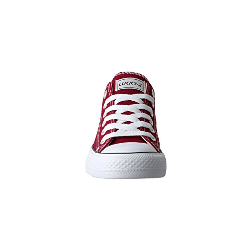 Lucky-Z Zapatilla de Deporte Unisex Textil Low Top Chunkyrayan Vino 089-A-Bordo-46