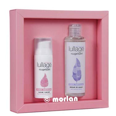 Lullage RougeXpert Fluido 360º Trat. Intensivo Rojeces Piel Sensible, 50ml+REGALO Gel Micelar Limpiador, 150ml