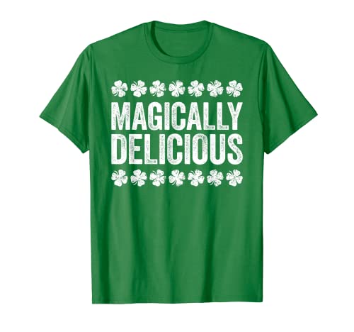 Magically Delicious Camiseta Camiseta Día de San Patricio Camiseta