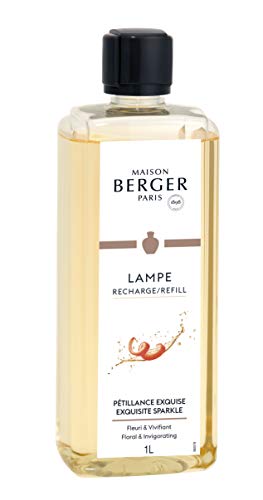 Maison Berger Paris 1898 Prickelnd wie Champagner Perfume de Hogar Pétillance Exquise 1 Litro, Blanco, 1 l