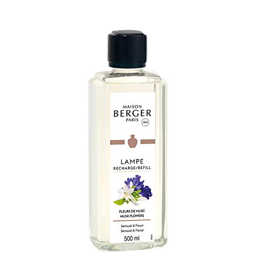 Maison Berger Paris – Recarga lámpara con aroma de flores de almizcle – 1 l