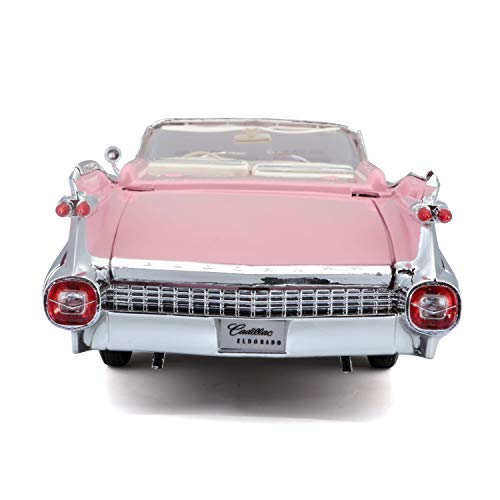 Maisto-36813 Cadillac El Dorado Biarritz Del Año 1959, color rosa (36813) , color/modelo surtido