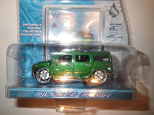 Maisto PLAYERZ Green Hummer H2 SUV 1/64