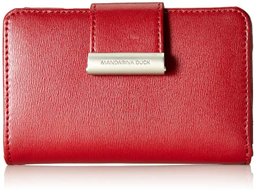 Mandarina Duck Hera 3.0 P10RAP15, Billetera para Mujer, Red, 13x11x3,5 (L x H x W)