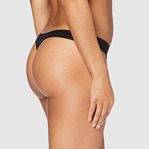 Marca Amazon - Iris & Lilly Beld001m10 - tanga Mujer, Negro (Black), XS, Label: XS