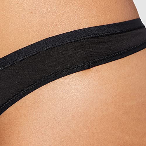 Marca Amazon - Iris & Lilly Beld001m10 - tanga Mujer, Negro (Black), XS, Label: XS