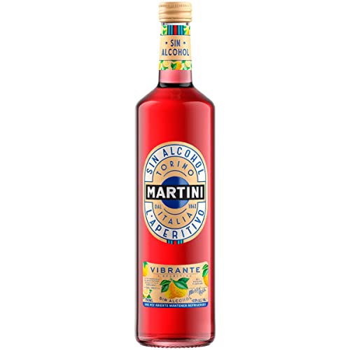 Martini Vibrante Aperitivo sin Alcohol, 75cl