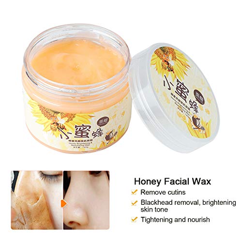 Mascarilla facial exfoliante hidratante de leche y miel, 140 ml Quitar la piel muerta Mascarilla hidratante Blackhead Shrink Pore Cuidado de la piel Mascarilla para blanquear