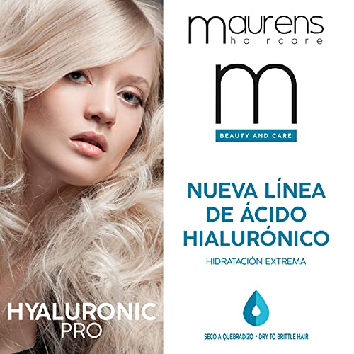 Maurens Acondicionador Superhidratante Hyaluronic Pro Conditioner con Ácido Hialurónico y Aceite de Chía, 1000 ml